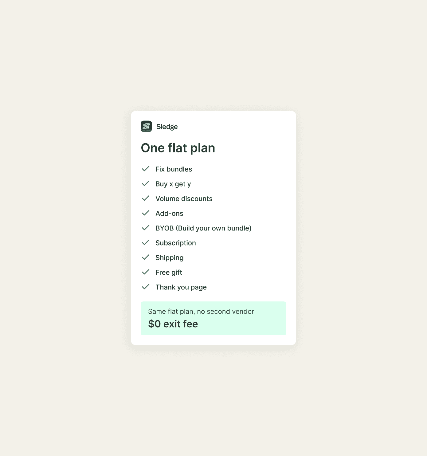 Every Shopify bundle type running from one app: quantity breaks, Buy X Get Y, build your own box, and a free gift.