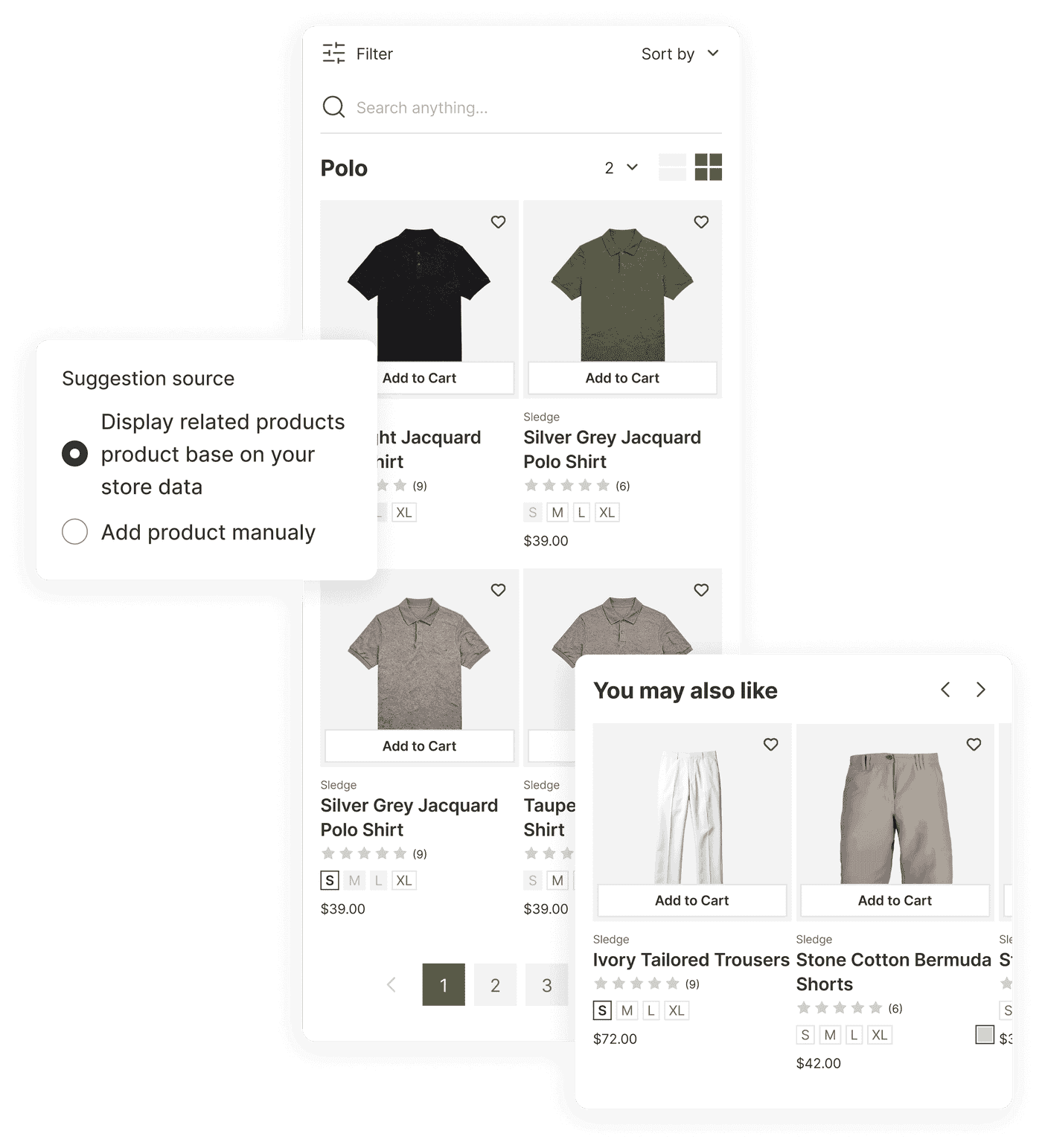 A Shopify product page with a You may also like row built from your own store data.